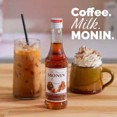 MONIN Premium Caramel Syrup Coffee and Cocktails