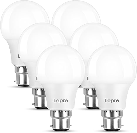 Lepro Bayonet Light Bulb, 60W Equivalent