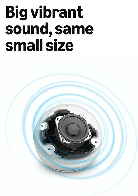 Bluetooth smart speaker with big vibrant sound