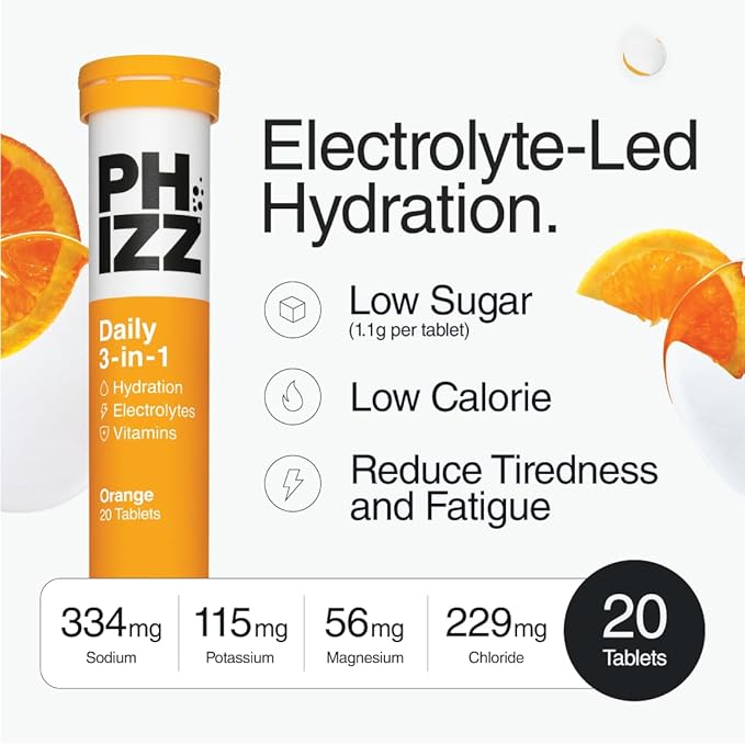Phizz Electrolytes, Multivitamin & Hydration Tablets