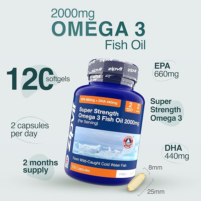 Zipvit Omega 3 Fish Oil 2000mg