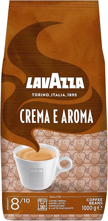 Lavazza, Qualità Rossa, Coffee Beans, Arabica and Robusta, Intensity 5/10, Medium Roasting, 1 Kg