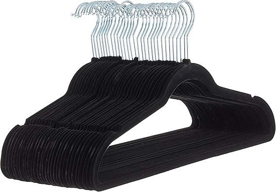 Slim Velvet Non-Slip Suit Hangers - 30-Pack