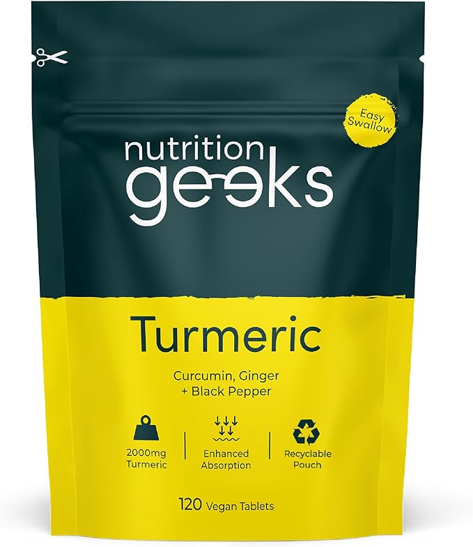 Turmeric Tablets 2000mg with Black Pepper & Ginger
