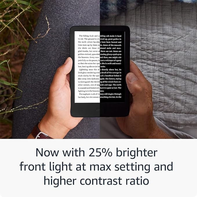 Lightest and most compact Kindle with glare