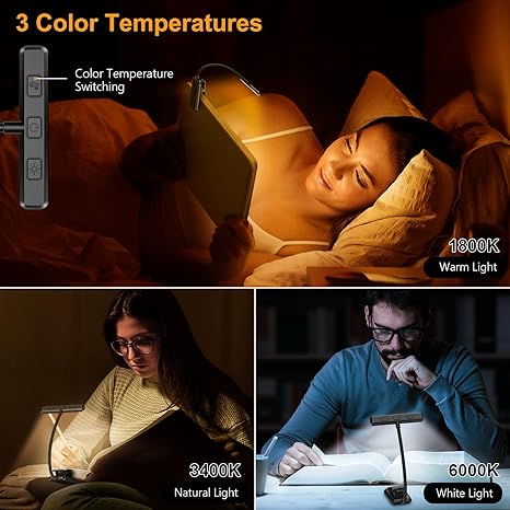 Gritin 19 LED Book Light, Reading Light Book Lamp