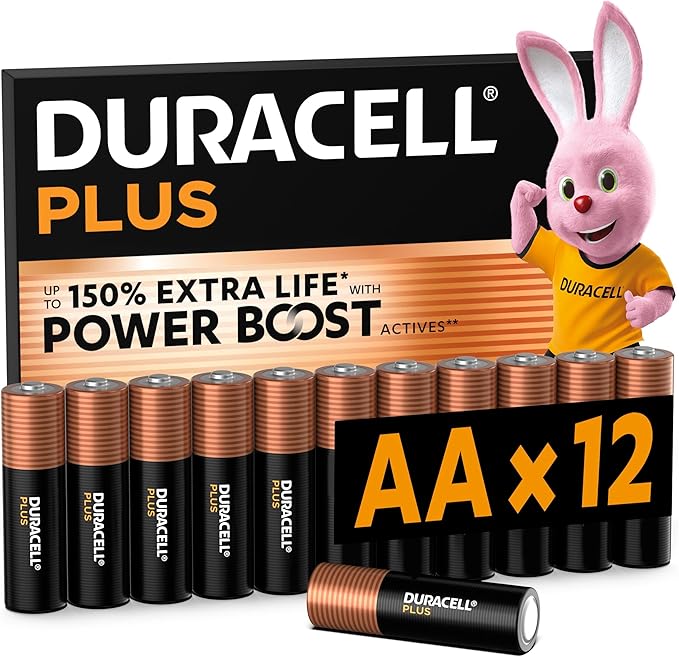 Duracell Plus AA Batteries (12 Pack)
