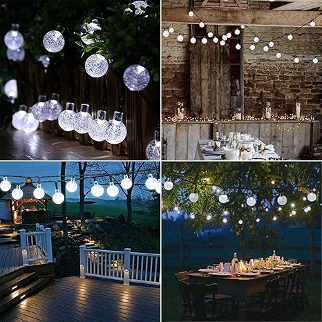 Solar Garden Lights Outdoor,Solar String Lights Waterproof