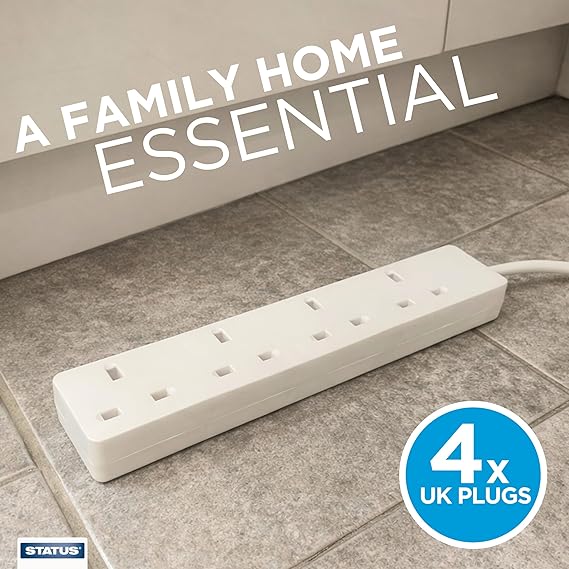 Way Socket Extension Lead