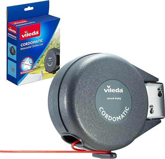 Vileda Cordomatic Retractable Washing line 15m
