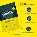 Turmeric Tablets 2000mg with Black Pepper & Ginger