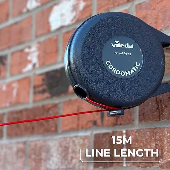 Vileda Cordomatic Retractable Washing line 15m