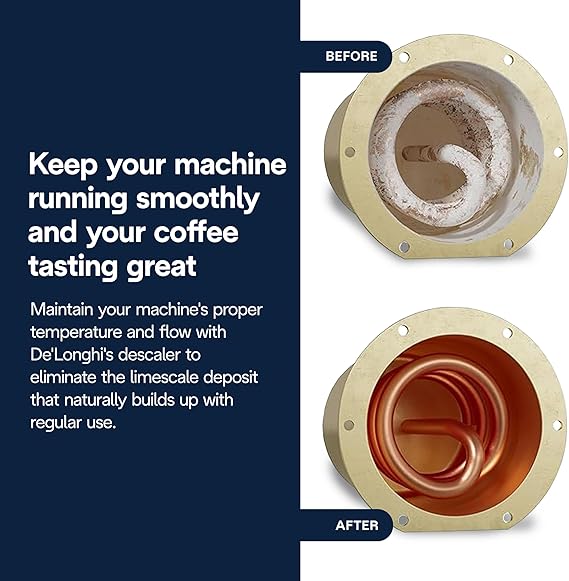 De'Longhi EcoDecalk Descaler, Universal Descaling Solution