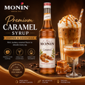 MONIN Premium Caramel Syrup Coffee and Cocktails